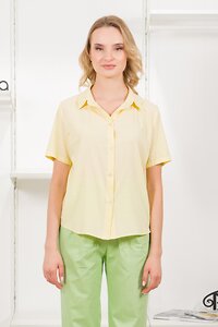 Brava Рубашка 301917 4237-2 жёлтый с вышивкой