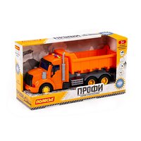 Полесье "Профи", автомобиль-самосвал инерционный (со светом и звуком) (оранжевый) (в коробке) 322804 86297 