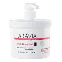 ARAVIA Organic Крем для тела увлажняющий лифтинговый Pink Grapefruit, 550 мл/4 406690 7043 