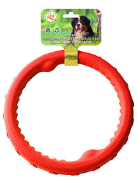 Зооник Игрушка "Кольцо плавающее большое"  (пластикат, 24,5 см), красная 408166 164159-10 
