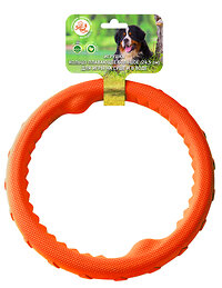 Зооник Игрушка "Кольцо плавающее большое"  (пластикат, 24,5 см), оранжевая 408167 164159-11 