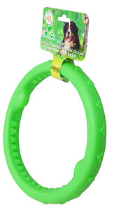 Зооник Игрушка "Кольцо плавающее большое"  (пластикат, 24,5 см), салатовая 408170 164159-36 
