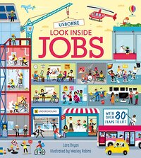Эксмо Lara Bryan "Look Inside Jobs Внутри профессии /Книги на английском языке" 420030 978-1-47-496889-8 