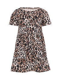 Апрель Платье 424901 1ДПК4291001н черный леопард на коричневом