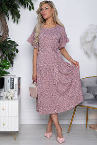 LT Collection Платье 425543 П10503 бордовый