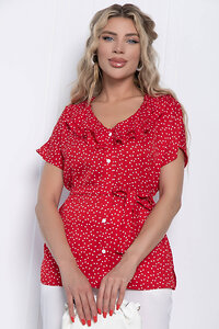 LT Collection Блуза 441280 Б11014 красный
