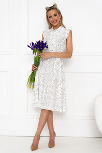 Open-style Платье 441424 6264 белый/черный