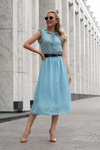 Open-style Платье 441899 6302 голубой