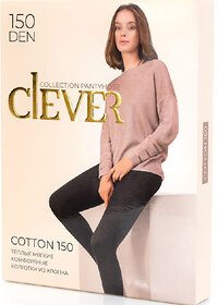 CLEVER Женские колготки 91332 COTTON 150 чёрный