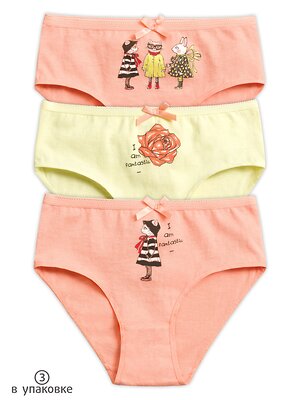 PELICAN Трусы 175563 GULC3256(3) Персиковый/желтый/персиковый