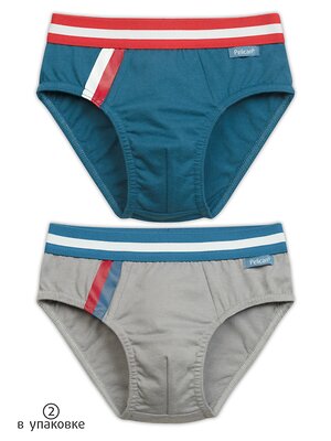 PELICAN Трусы 177586 BULB3236(2) Синий/серый