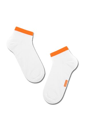 DiWaRi Носки 188066 ACTIVE (короткие) Белый-оранжевый
