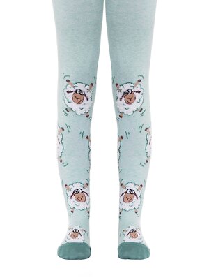CONTE-KIDS Колготки 189353 18С-266/1СП Бледно-бирюзовый