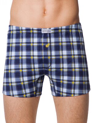 DiWaRi Трусы 197761 SHAPE BOXER 104 (в коробке) royal blue-yellow