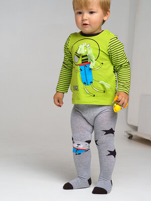 PLAYTODAY Колготки 199782 32113028 светло-серый