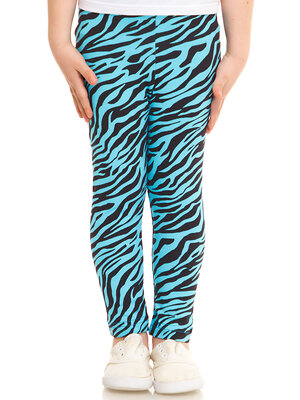 Апрель Рейтузы 233296 1ДРЛ3848001н зебра черный+бирюза