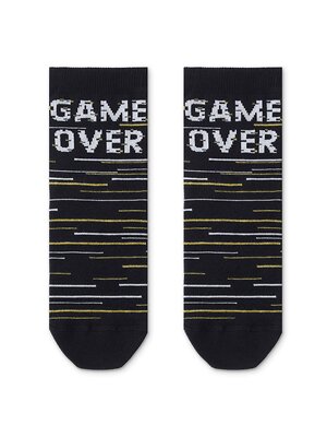 ESLI Носки 241203 "Game over" т.синий