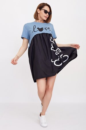 Lika Dress Платье 243641 8379 черный/голубой