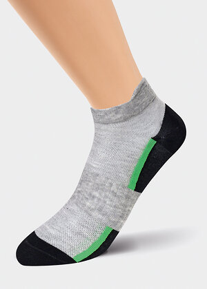 CLEVER Носки 249179 К6219Л меланж серый