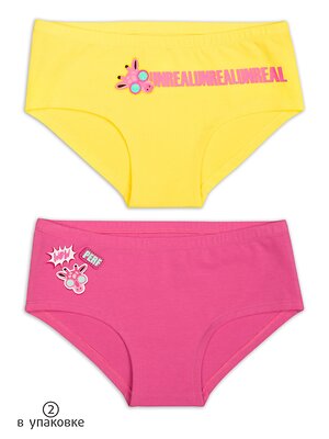 PELICAN Трусы 250425 GUHB4284(2) Желтый/розовый