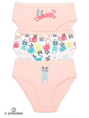 PELICAN Трусы 250453 GULB3276(3) Розовый/белый/розовый