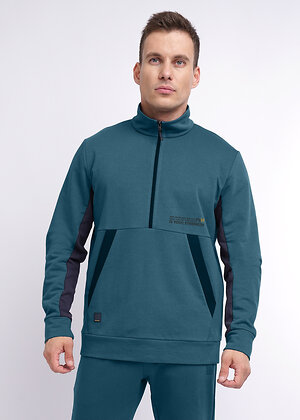 CLEVER Джемпер 253834 422086/77т_п т.бирюзовый