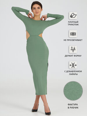 Апрель Платье 266648 1ЖПД4219023 зеленый