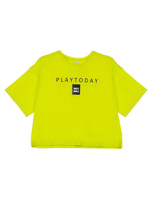 PLAYTODAY Фуфайка 278425 12321145 светло-зеленый,черный