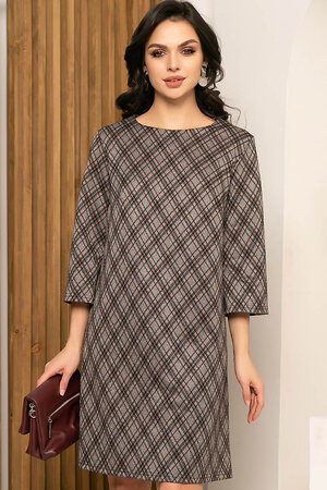 LT Collection Платье 279039 П5188 Бежево-серый