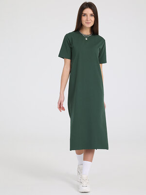 Апрель Платье 281024 1ЖПК3884804 темно-зеленый