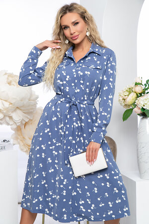 LT Collection Платье 282093 П5284 джинсовый