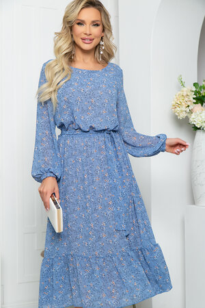 LT Collection Платье 282334 П5326 голубой