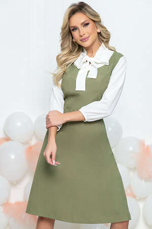 LT Collection Платье 290066 П5440 оливковый