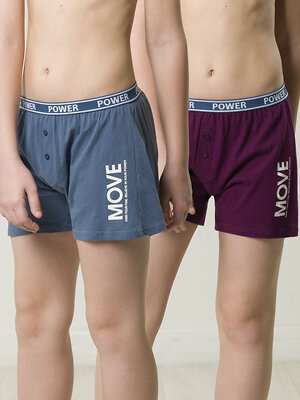 PELICAN Трусы 298184 BUB4304(2) Джинс/черника