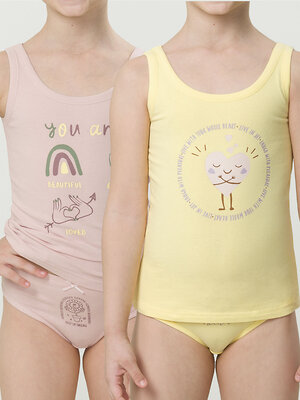 PELICAN Майка 298308 GUVD3300(2) Ванильный/пудра