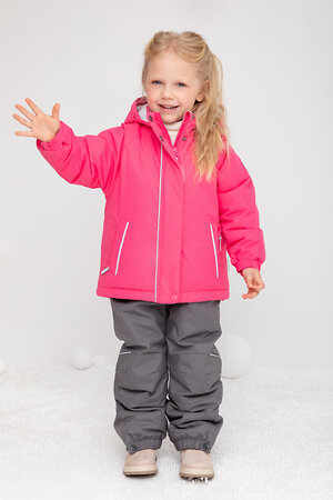 CROCKID Куртка 307471 ВК 38096/1 ГР (122-158) темно-розовый