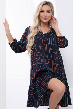 LT Collection Платье 307710 П7111 темно-синий