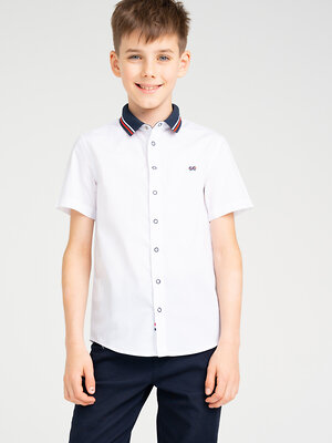 PLAYTODAY Сорочка 310799 22317099 белый,тёмно-синий