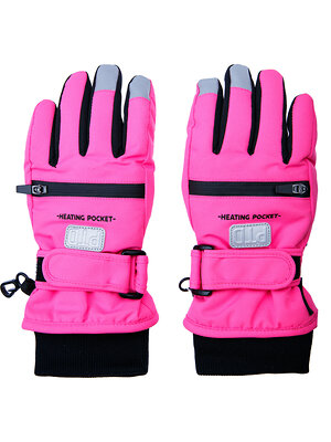 PLAYTODAY Перчатки 316763 32321043 фуксия,черный