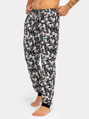 MARK FORMELLE Брюки 329358 581133 Новый Год на черном