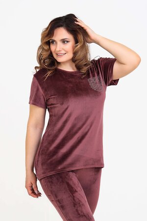 Натали Костюм 336910 50543 брусничный