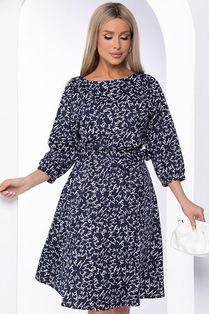 LT Collection Платье 338826 П8207 темно-синий