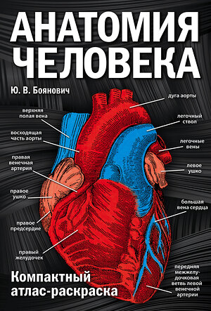 Эксмо Ю. В. Боянович "Анатомия человека: компактный атлас-раскраска" 341325 978-5-699-98648-4 