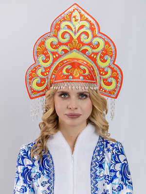 BATIK Кокошник 346818 1116 к-24 Красный