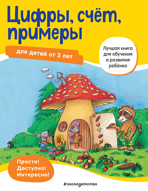 Эксмо "Цифры, счет, примеры: для детей от 5 лет" 348476 978-5-04-117757-7 