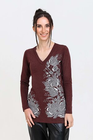 Натали Джемпер 355143 Джемпер Чезари бордо