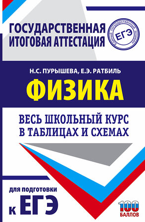 АСТ Пурышева Н.С., Ратбиль Е.Э. "ЕГЭ. Физика. Весь школьный курс в таблицах и схемах для подготовки к единому государственному экзамену" 374901 978-5-17-139205-5 