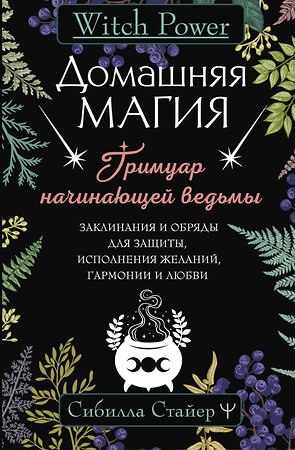 АСТ Сибилла Стайер "Домашняя магия. Гримуар начинающей ведьмы. Заклинания и обряды для защиты, исполнения желаний, гармонии и любви" 381497 978-5-17-156498-8 