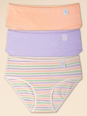 PELICAN Трусы 382834 GULB3354(3) Лаванда/персиковый/персиковый