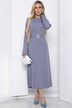LT Collection Платье 394403 П8576 серо-голубой